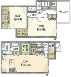 幸町3丁目戸建の物件間取画像